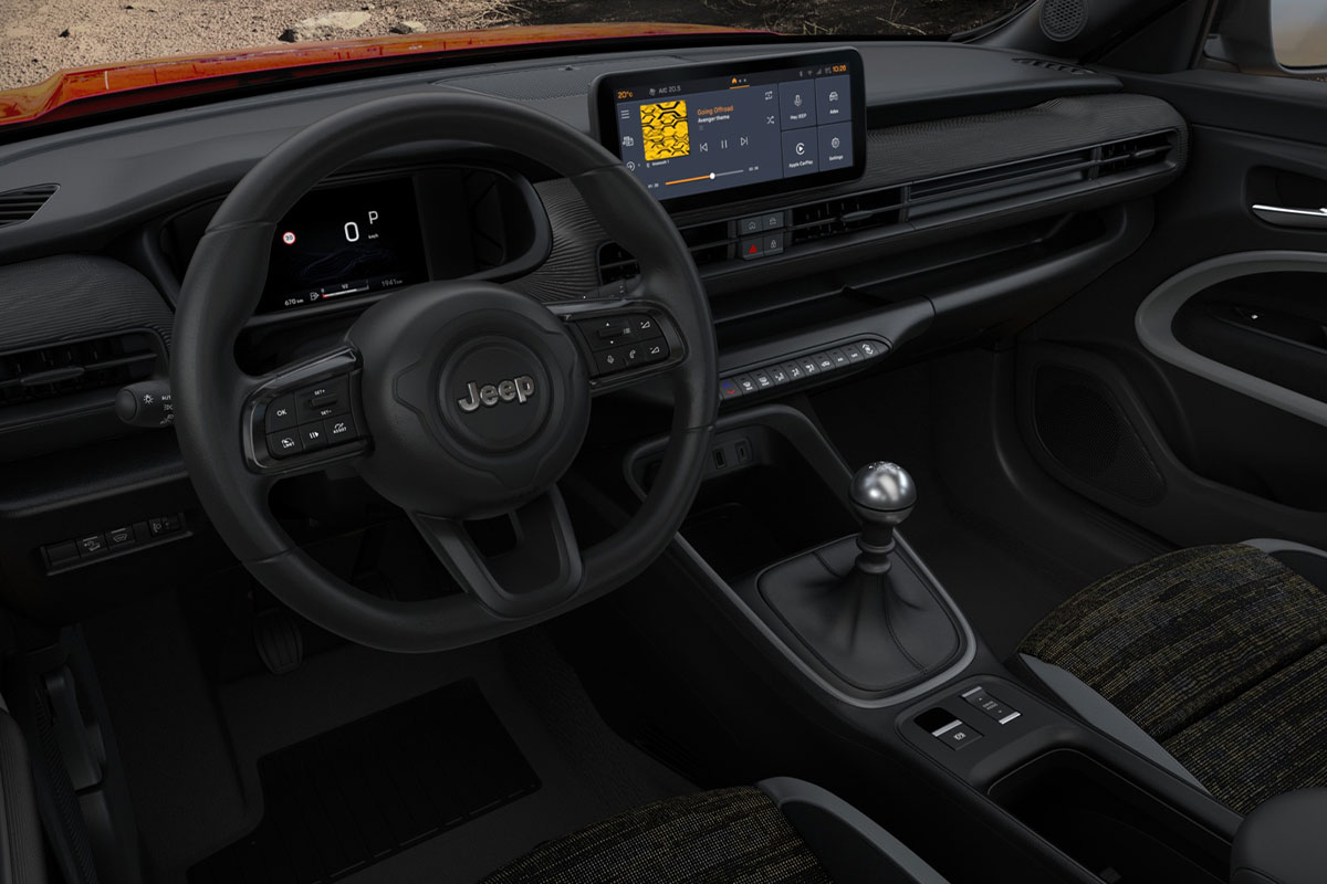Interieur des Jeep Avengers Longitude